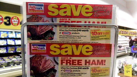 Pathmark Kraft 'Free Ham' Incentive Sign
