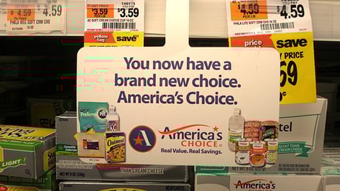 Pathmark America's Choice Brand Dangler