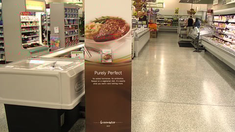 Publix GreenWise Beef Standee