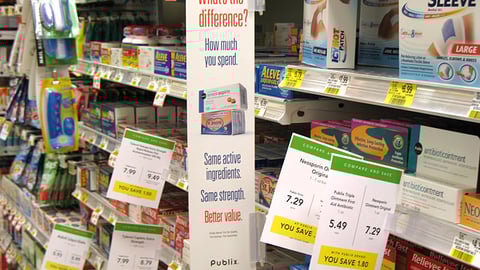 Publix Private-Label Aspirin Violator