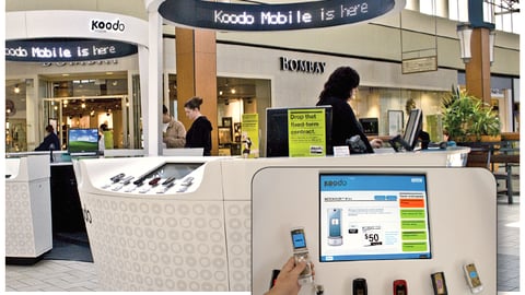 Koodo Mobile Interactive Kiosk