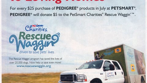 PetSmart, Pedigree Rescue Waggin' FSI
