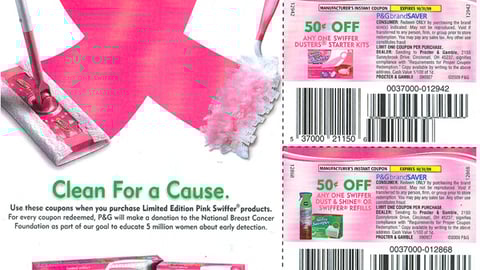 Swiffer 'Clean for a Cause' FSI