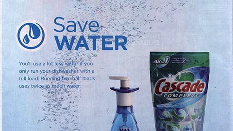 P&G 'Save Water' FSI