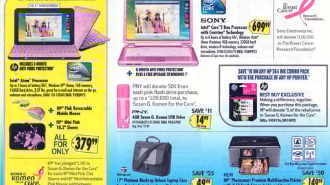 Best Buy 'Power of Pink' Feature