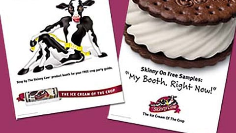 Skinny Cow "Cream of the Crop" Signs