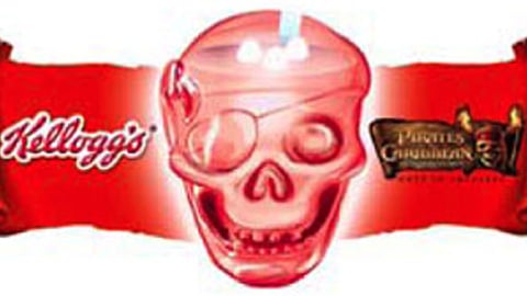 Kellogg's 'Pirates' Shelf Sign