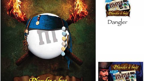 M&M's 'Pirates' Pearls Graphics