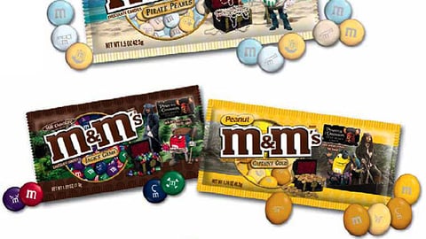 M&M's 'Pirates' Pearls Packaging