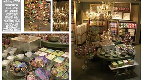 Urban Outfitters 'Charlie Brown Christmas' Interior