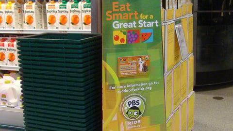 Produce for Kids Standee