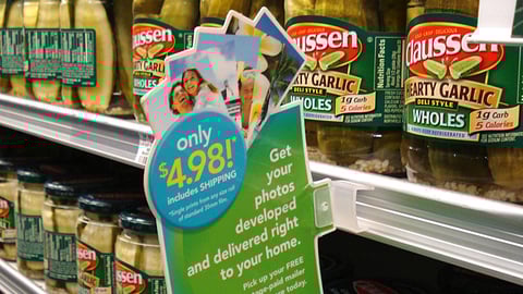 Publix SnapFish Prints Shelf Sign