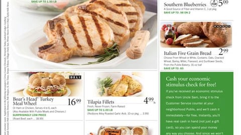 Publix Stimulus Check Feature