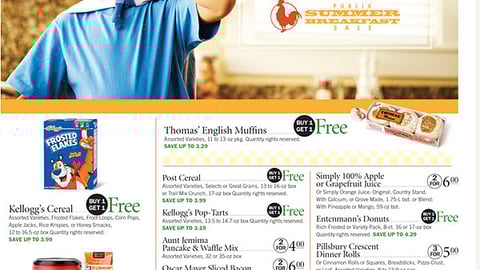 Publix 'Summer Breakfast Sale' Feature