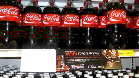 Coca-Cola Publix 'Super Fan' Shelf Sign