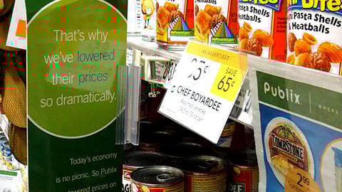 Publix 'Affording the Essentials' Violator