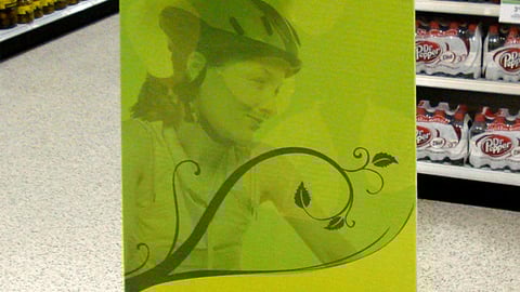 Publix 'Go Green' Floorstand