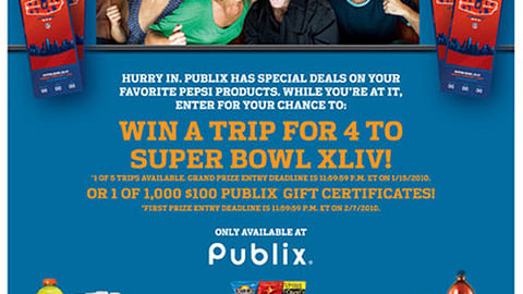 Publix 'Get In This Game' Feature