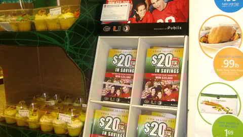 Heinz Publix 'Toss 4 Cash' Shipper