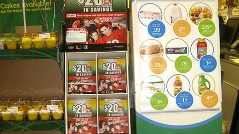 Heinz Publix 'Toss 4 Cash' Shipper