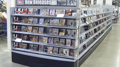 BJ's New Releases Endcap