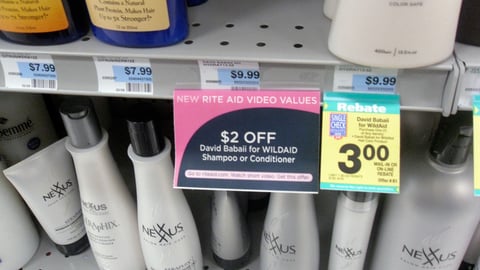 Rite Aid 'Video Values' Shelf Tag