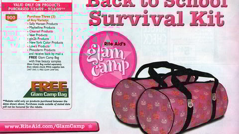 Rite Aid 'Glam Camp' Feature
