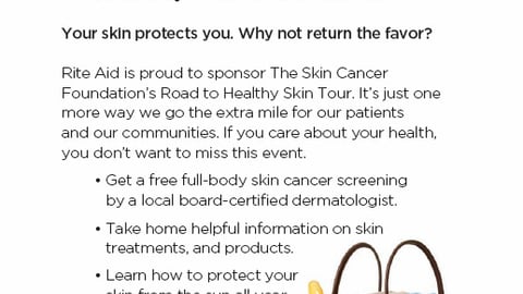 Rite Aid 'Healthy Skin Tour' Feature
