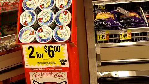 The Laughing Cow Floorstand