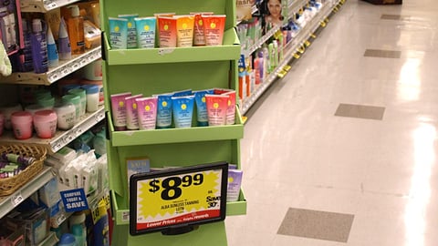 Alba Tanning Lotion Floorstand