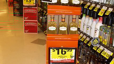 Camarena Tequila Case Stack