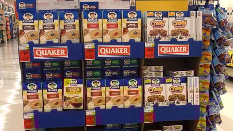 Quaker Oatmeal Floorstands