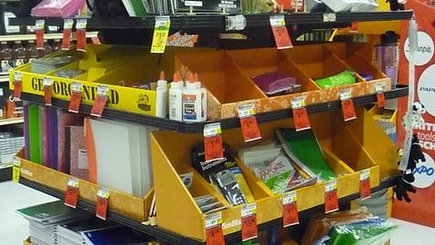 Randalls OfficeMax Back-to-School Merchandising
