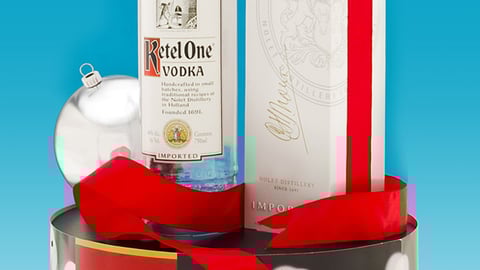 Ketel One Holiday Pole Topper