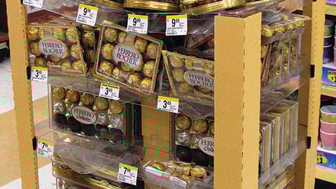 Ferrero Candy Tower Display