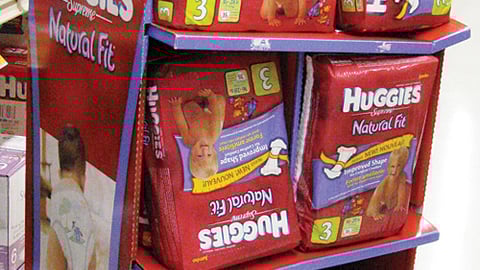 Free Huggies Baby Wipes On-Pack Floorstand