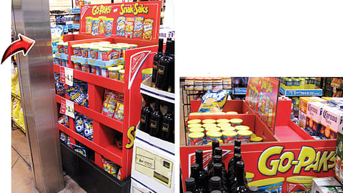 Nabisco Go-Paks, Snak-Saks Floorstand