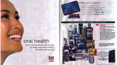 Rite Aid 'Oral Health' Incentive Feature