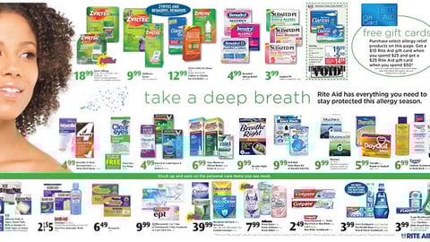 Rite Aid 'Allergy Relief' Incentive Feature
