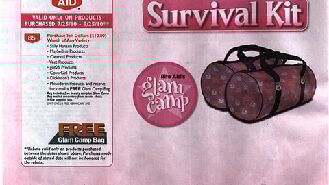Rite Aid 'Glam Camp' Incentive Feature