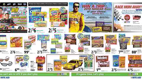 Rite Aid NASCAR Sweeps Feature