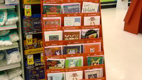 Musical Christmas Cards Floorstands