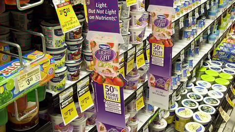Dannon Light & Fit Aisle Violators