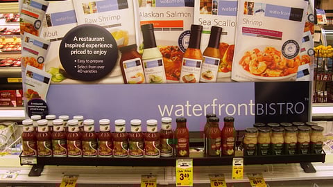 Waterfront Bistro Freezer Case Display