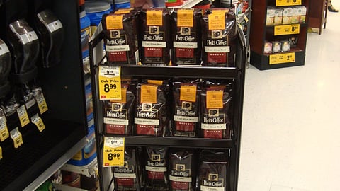 Peet's Coffee Floorstand