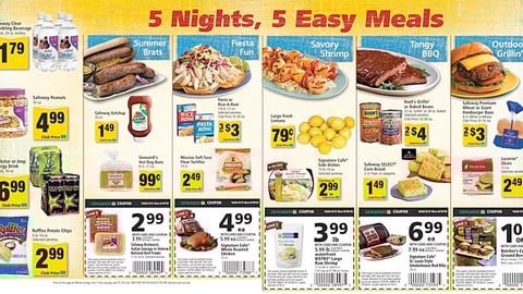 Safeway '5 Easy Meals' Feature