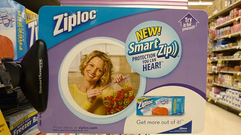 Ziploc Smart Zip Shelf Talker