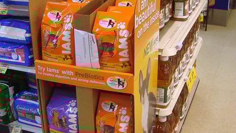 Iams PreBiotics Shipper