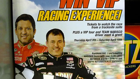 Nabisco Safeway 'Racing Experience' Sign