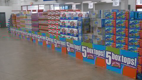 Sam's Club 'Box Tops' Upfront Wall